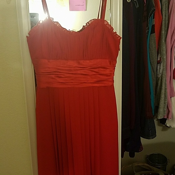 Short Red Coctail Dress - Picture 2 of 4